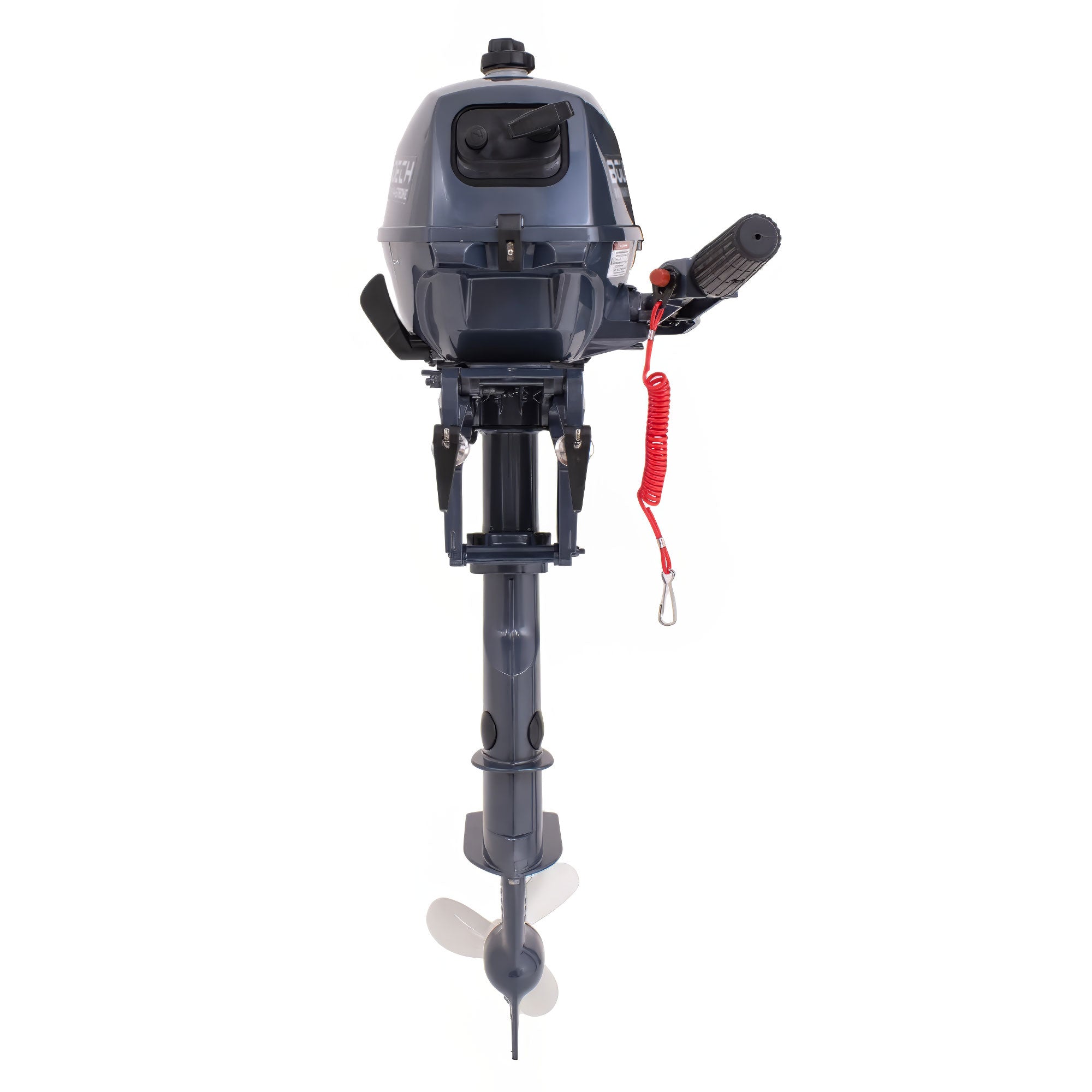 Krave 2.5 - Motore Marino Fuoribordo a Benzina 4 Tempi 72cc 2.5 Hp Gambo Corto per Gommoni Barche da Pesca