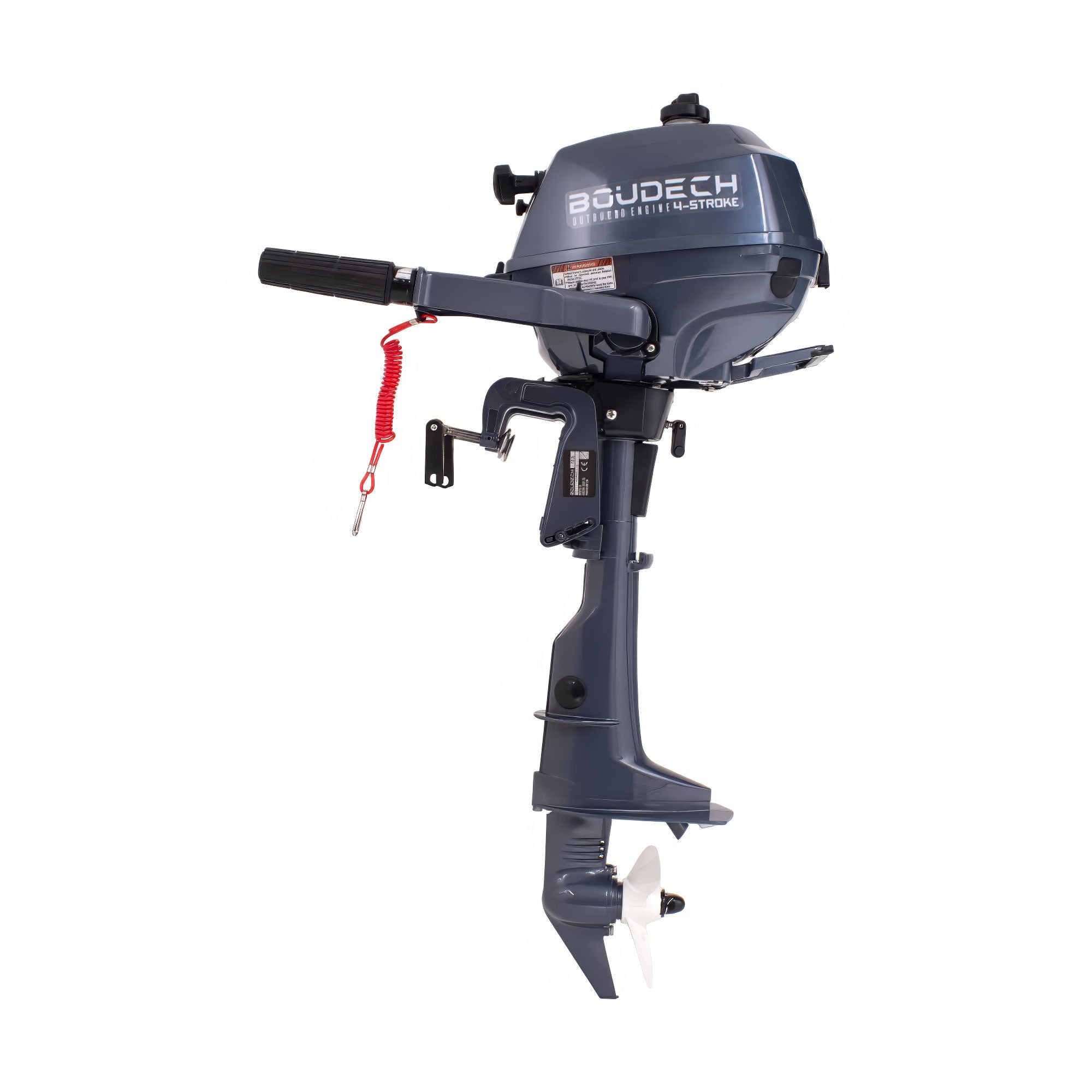 Krave 2.5 - Motore Marino Fuoribordo a Benzina 4 Tempi 72cc 2.5 Hp Gambo Corto per Gommoni Barche da Pesca