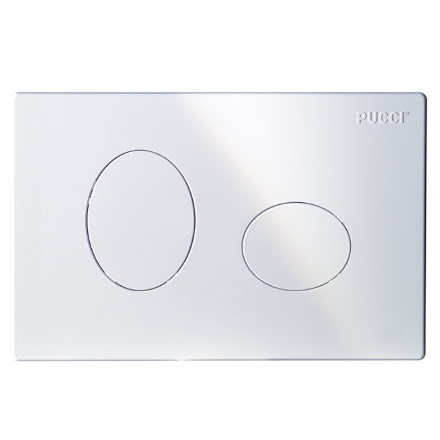 Placca Per Cassetta Incasso Pucci Serie Eco Elisse Colore Bianco cod. PUCCI 80130550