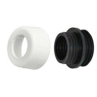 PUCCI MORSETTO COMBINATO PER CANOTTO WC DN 48-58 MM COMPLETO DI ROSONE IN PLASTICA BIANCO cod. PUC 80001330