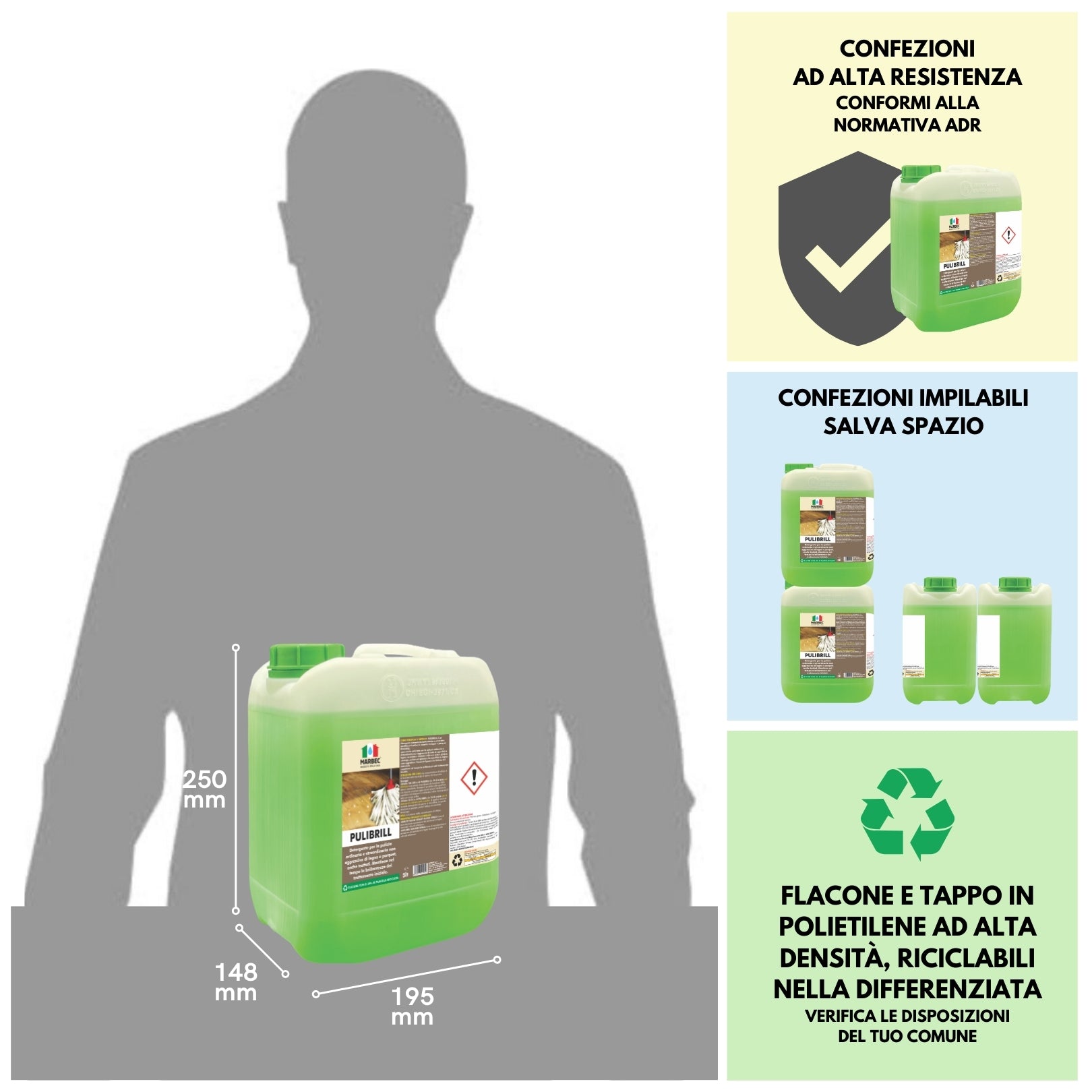 Come pulire il legno PULIBRILL   5LT