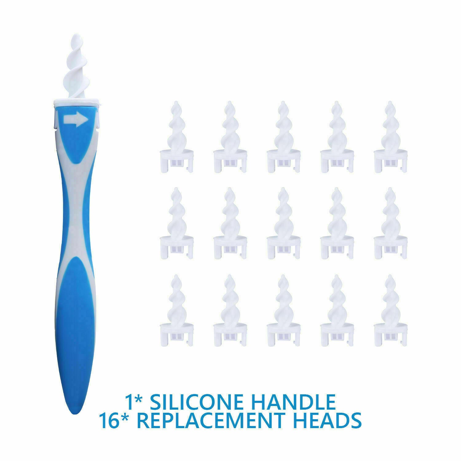 PULIZIA ORECCHIE ORECCHIO RIMOZIONE TOGLI ELIMINA CERUME A SPIRALE