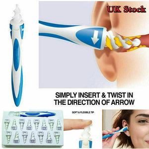 PULIZIA ORECCHIE ORECCHIO RIMOZIONE TOGLI ELIMINA CERUME A SPIRALE