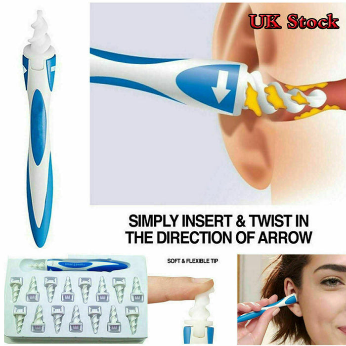 PULIZIA ORECCHIE ORECCHIO RIMOZIONE TOGLI ELIMINA CERUME A SPIRALE