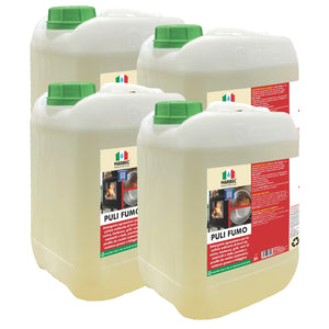 Detergente Rapido per Forni, Barbecue e Vetri Caminetti | PULI FUMO 5LTx4Pz
