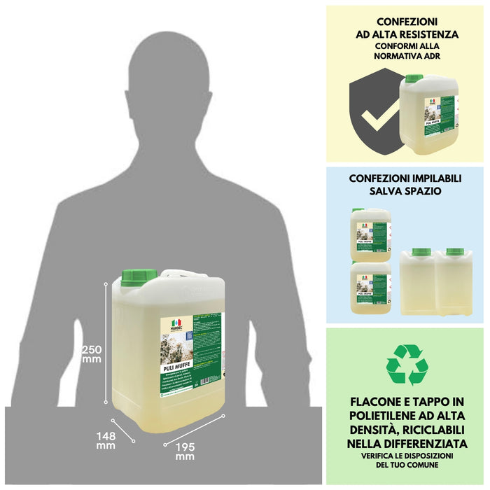 Detergente per rimuovere muffa PULI MUFFE   5LT