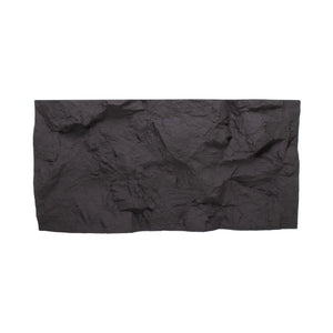 Rushmore - Set 2 pannelli decorativi 3D da parete 120x60x9 cm effetto pietra in PU Grigio Antracite