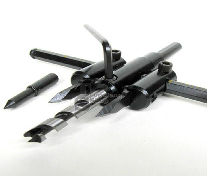 PUNTA TRAPANO PER FORO REGOLABILE CIRCOLARE BARENO PER LEGNO COMPENSATO LAMINATI