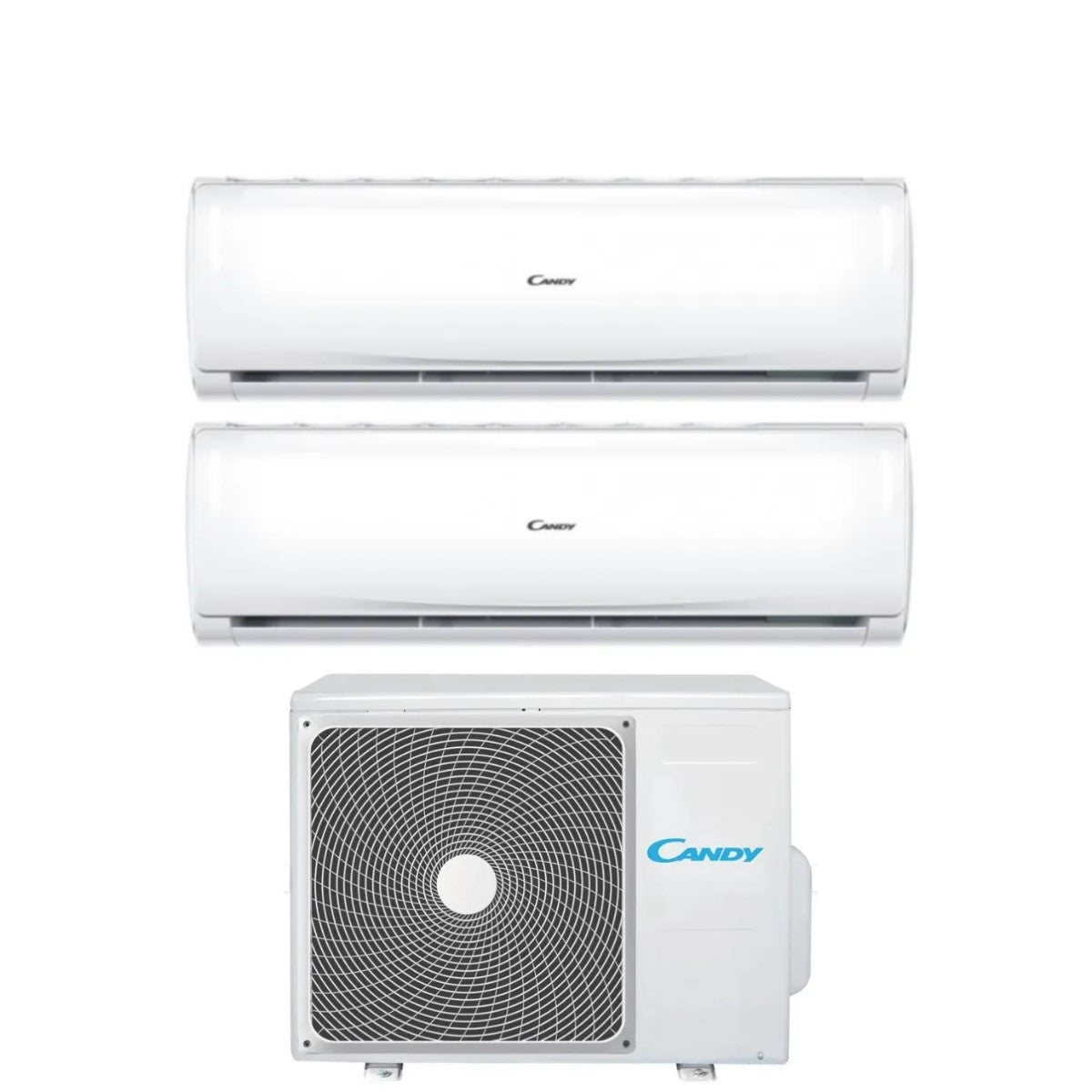 Climatizzatore Condizionatore Candy Dual Split Inverter serie PURA 9+9 con CY-2T14AOUT R-32 Wi-Fi Integrato 9000+9000