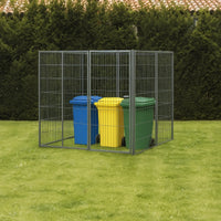 Box per cani da esterno zincatura elettrolitica 200x200x altezza 180 centimetri