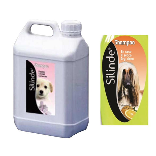Silinde shampoo per cani pulizia a secco tanica da 5 litri