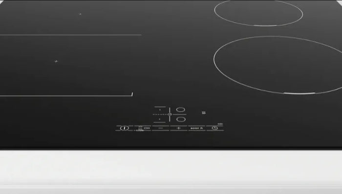 Piano Cottura a Induzione Bosch Serie 4 PVS611BB6E 4 Fuochi 60 Cm in Vetroceramica Nero (LxP): 59x52 TouchSelect PowerBoost CombiZone
