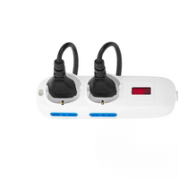 Multipresa ecova eco30226 6 prese con protezione sovraccarico