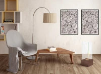 E-STYLO Biocamino da terra moderno, perfetto per aggiungere calore e atmosfera accogliente a qualsiasi ambiente, 25cm X 25cm H. 65cm