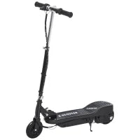 Monopattino Elettrico per Bambini Pieghevole da 120W, Velocità Max 12km/h e Portata 50kg, 74x36x69-91 cm, Nero