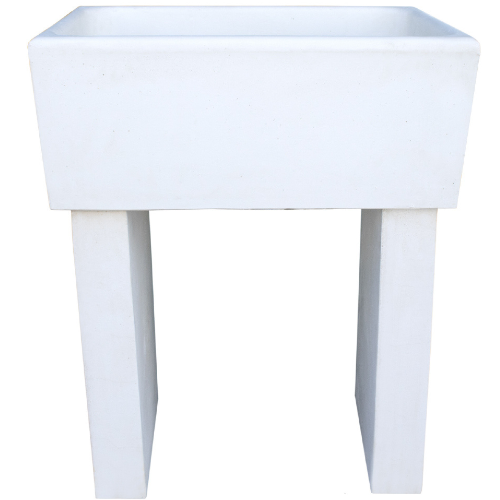 Pilozza calcestruzzo cemento piedi serie ostuni 75 x 55 x h 30 cm con piedi