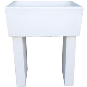 Pilozza calcestruzzo cemento piedi serie ostuni 75 x 55 x h 30 cm con piedi