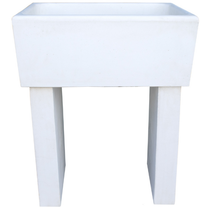 Pilozza calcestruzzo cemento piedi serie ostuni 75 x 55 x h 30 cm con piedi