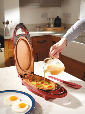 Padella elettrica antiaderente in ceramica ramata Padella multifunzionale