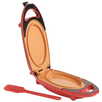 Padella elettrica antiaderente in ceramica ramata Padella multifunzionale