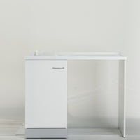 Mobile lavatoio 60x109 cm bianco con vasca in termoplastico, fondo salvagoccia e asse in termoplastico | Lavella