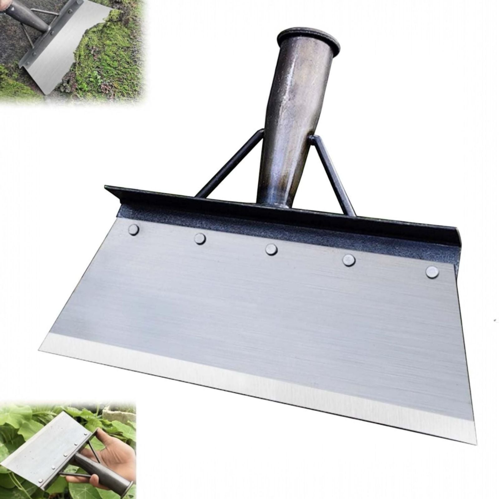 Pala Paletta Per Pulizia Del Giardino in Acciaio Per Erbacce e Muschio 20x10 cm