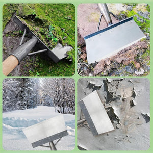 Pala Paletta Per Pulizia Del Giardino in Acciaio Per Erbacce e Muschio 20x10 cm