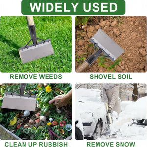 Pala Paletta Per Pulizia Del Giardino in Acciaio Per Erbacce e Muschio 30x10cm