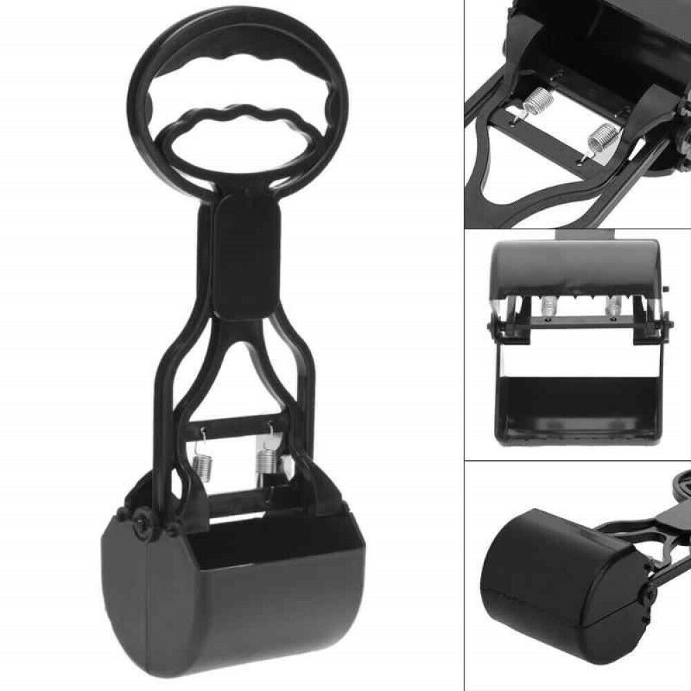 Paletta raccogli feci per cani gatti pinza con manico + 150 sacchetti Art.6118