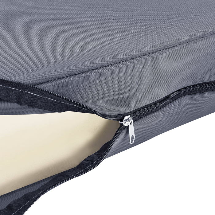 Cuscino con Fodera per Mobili di Pallet - Grigio Scuro [neu.haus]