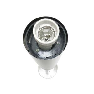 Palo 60cm Lampione Grigio spazzolato Giardino Esterno e27 led Lampioncino PG-3-60CM-ARGENTO