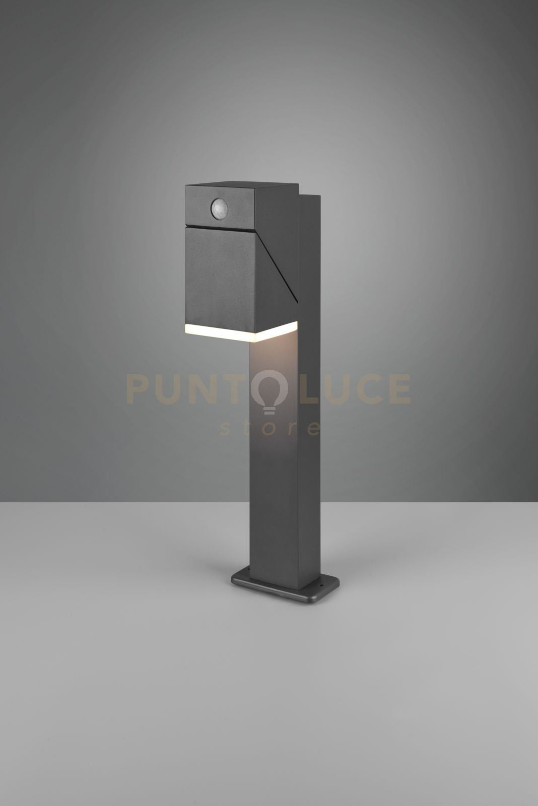 Palo AVON LED oriantbile con sensore di movimento ip54 h.50cm 570669142