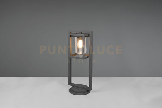 Palo LUNGA con sensore crepuscolare ip44 H.60cm antracite 512060142