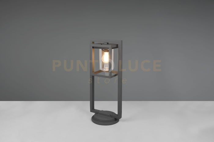 Palo LUNGA con sensore crepuscolare ip44 H.60cm antracite 512060142