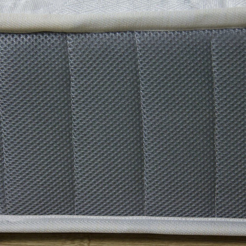 Kit materasso a molle rigido e rete ortopedica singolo 80x190 Panama H19, cuscino incluso - Comprarredo