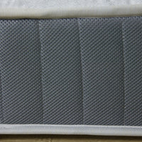 Kit materasso a molle rigido e rete ortopedica matrimoniale 160x190 Panama H19, cuscini inclusi - Comprarredo