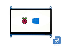 Pannello Monitor LCD IPS Touch Screen 7 Pollici per Raspberry PI HDMI 1024x600