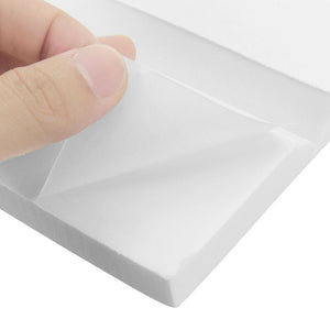 Paracolpi garage con striscia adesiva ammortizzata per portiera cofano 38x15x4,5