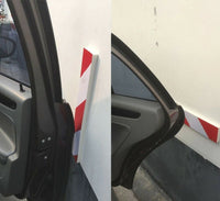 Paracolpi garage con striscia adesiva ammortizzata per portiera cofano 38x15x4,5