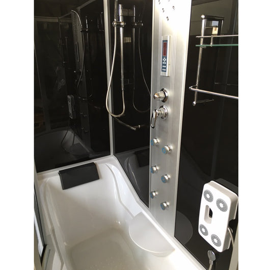 Vasca-doccia idromassaggio cromoterapia 170 x 90 cm - Paradise