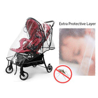 Parapioggia Paravento Zanzariera Universale Per Passeggino 140X150cm