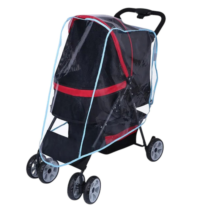 Parapioggia Per Passeggino Antivento Per Passeggino Trasparente 140x150  7837095