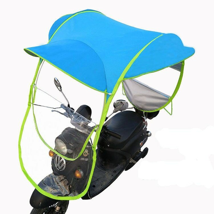 Parapioggia moto scooter bici copertura per pioggia parasole impermeabile