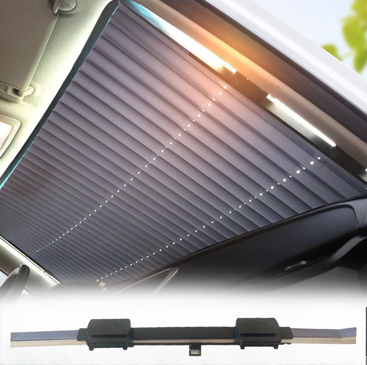 Parasole Retrattile per Parabrezza Auto Tendine Auto Parasole Retrattile