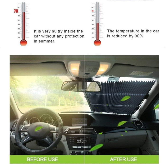 Parasole Retrattile per Parabrezza Auto Tendine Auto Parasole Retrattile