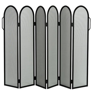 Parastufa acciaio nero 6 ante componibili h.85  l.135 cm. Made in Italy