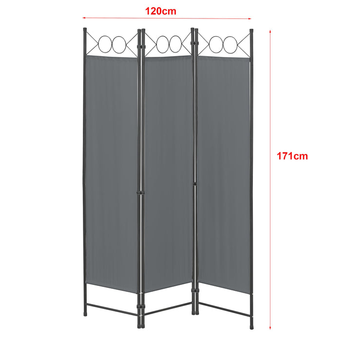 Frangivista Saragossa a 3 ante 171 x 120 cm grigio scuro 03_0008056