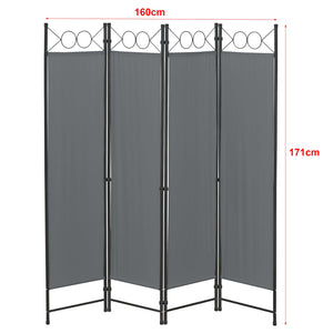 Frangivista 4 ante 171 x 160 cm grigio scuro 03_0008062