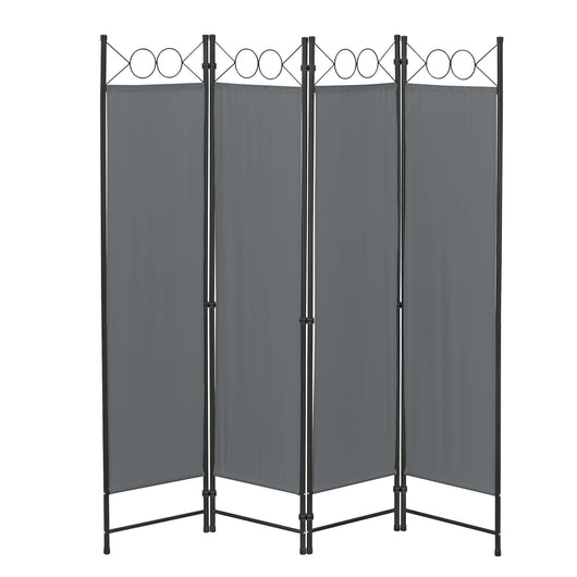 Paravento/Separè Decorativo per Interni/Balcone, 171 x 160 cm (AxL) Divisorio a 4 Pannelli per Camera da Letto/Studio