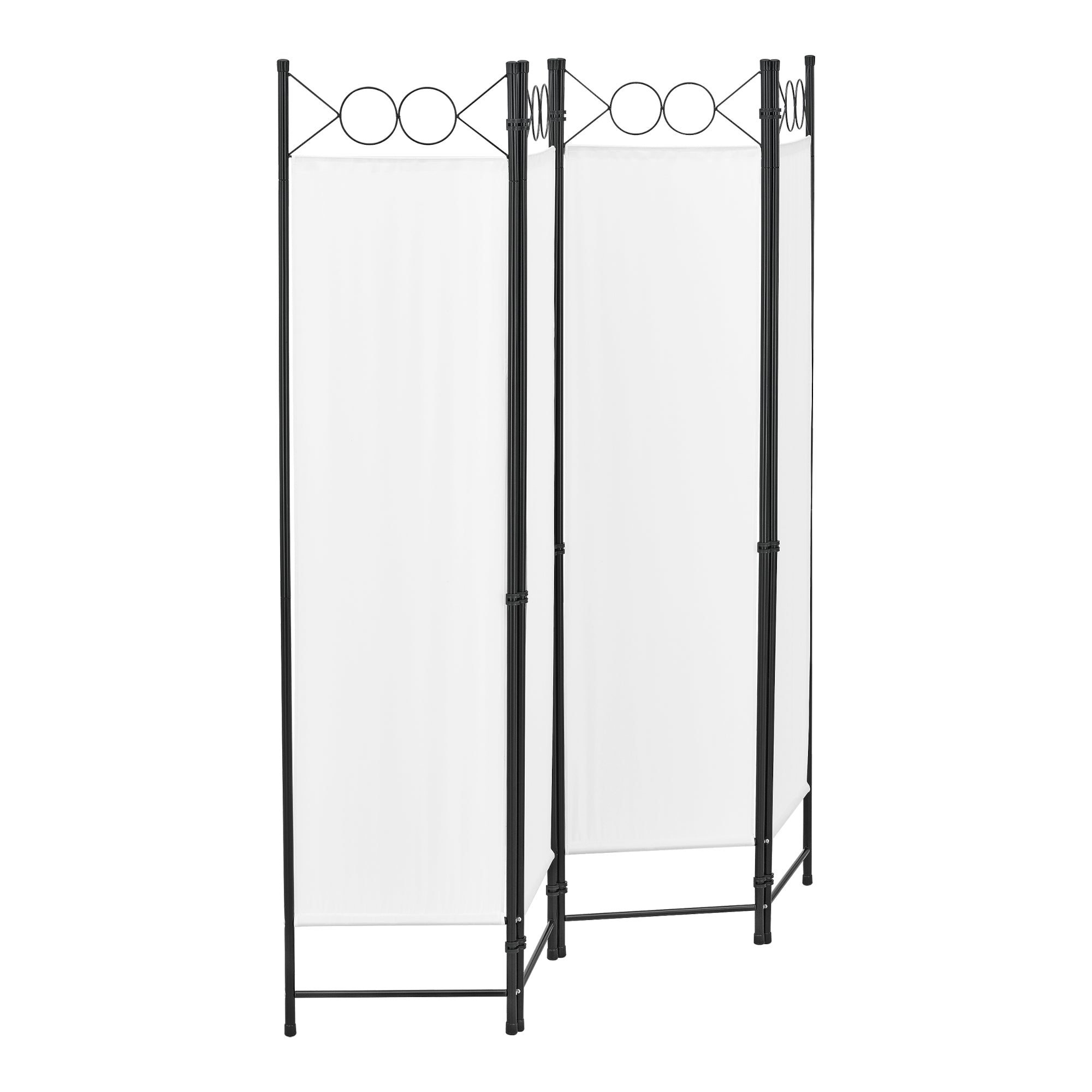 Paravento/Separè Decorativo per Interni/Balcone, 171 x 160 cm (AxL) Divisorio a 4 Pannelli per Camera da Letto/Studio